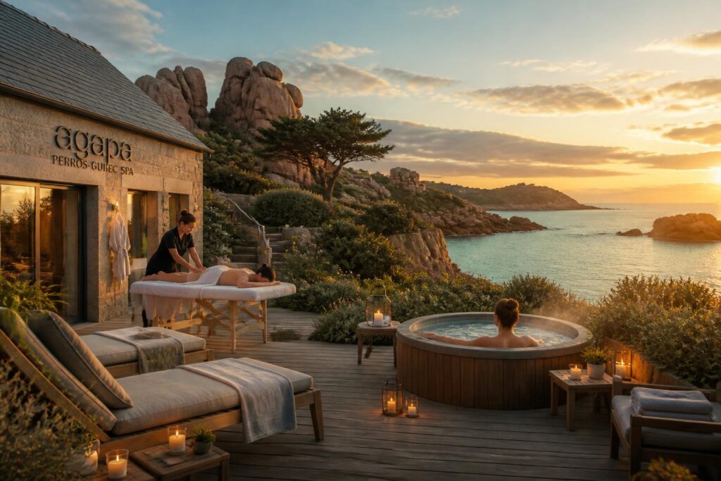 découvrez agapa perros-guirec spa, une escapade bien-être unique au cœur de la bretagne, alliant détente, soins relaxants et paysages enchanteurs pour un moment de pure sérénité.
