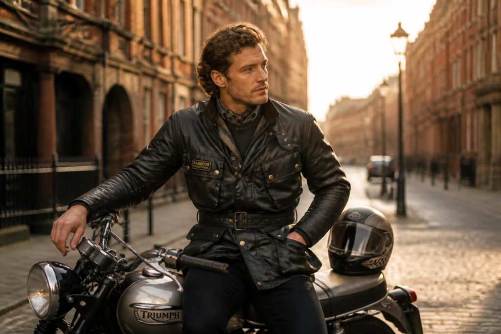 découvrez barbour international, l’allure vintage qui réinvente le blouson moto britannique avec élégance et authenticité.
