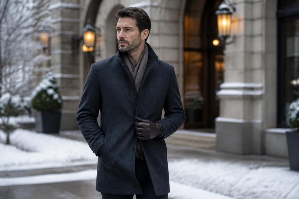 découvrez comment choisir un manteau homme pour l'hiver alliant élégance et chaleur, sans faire de compromis sur le style ou le confort.
