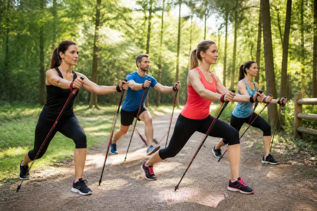 découvrez le bungy pump, une activité sportive innovante qui combine les bienfaits de la marche nordique et du renforcement musculaire pour améliorer votre endurance et tonifier votre corps.