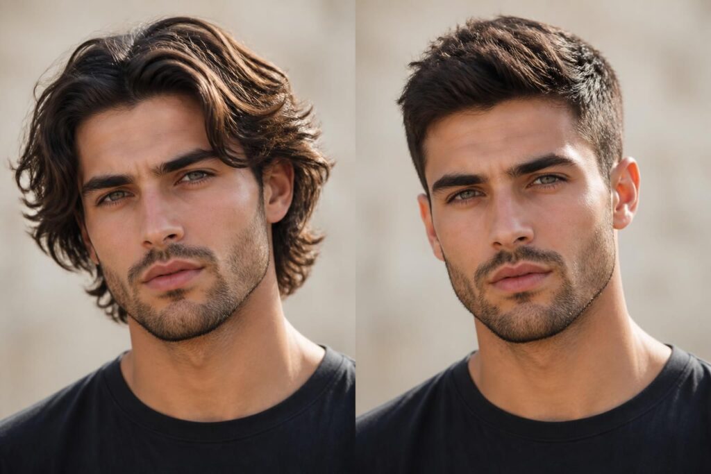 découvrez quelle coupe de cheveux homme, mi-longue ou courte, met le mieux en valeur votre visage et sublime votre style au quotidien.