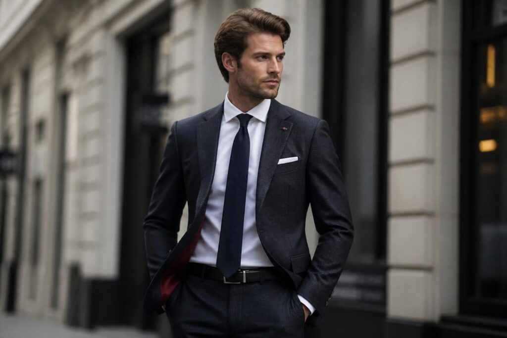 découvrez comment un costume homme luxe, avec des détails soignés, transforme votre style et affirme votre élégance au quotidien.