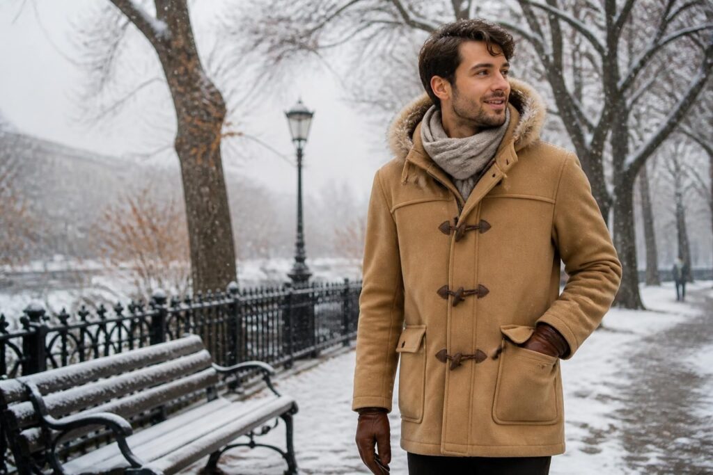 découvrez le duffle-coat, le manteau incontournable de l'hiver alliant style unique et confort optimal pour affronter la saison avec élégance.