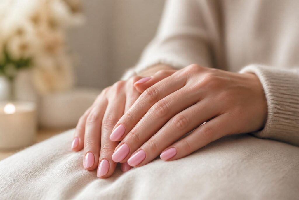 découvrez la manucure rose poudré, une élégance douce et raffinée qui sublime vos mains au quotidien avec charme et délicatesse.