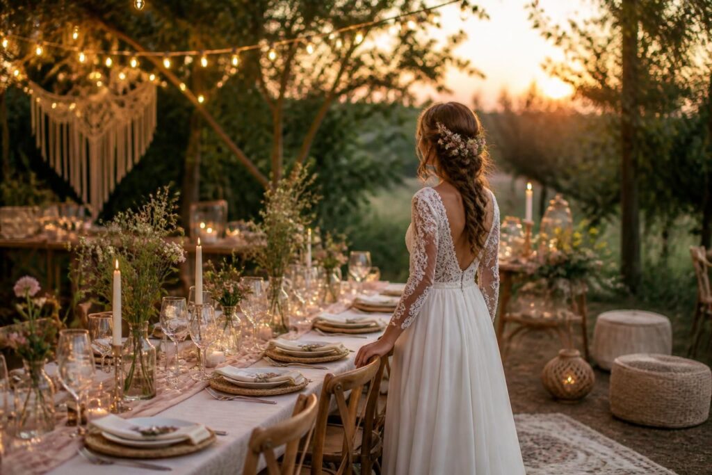 découvrez comment créer une ambiance naturelle et élégante pour un mariage bohème chic, alliant simplicité, charme rustique et touches raffinées pour un jour inoubliable.