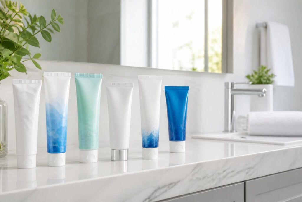 découvrez notre guide des meilleurs dentifrices blancheur recommandés par 60 millions de consommateurs pour un sourire éclatant et une protection optimale.