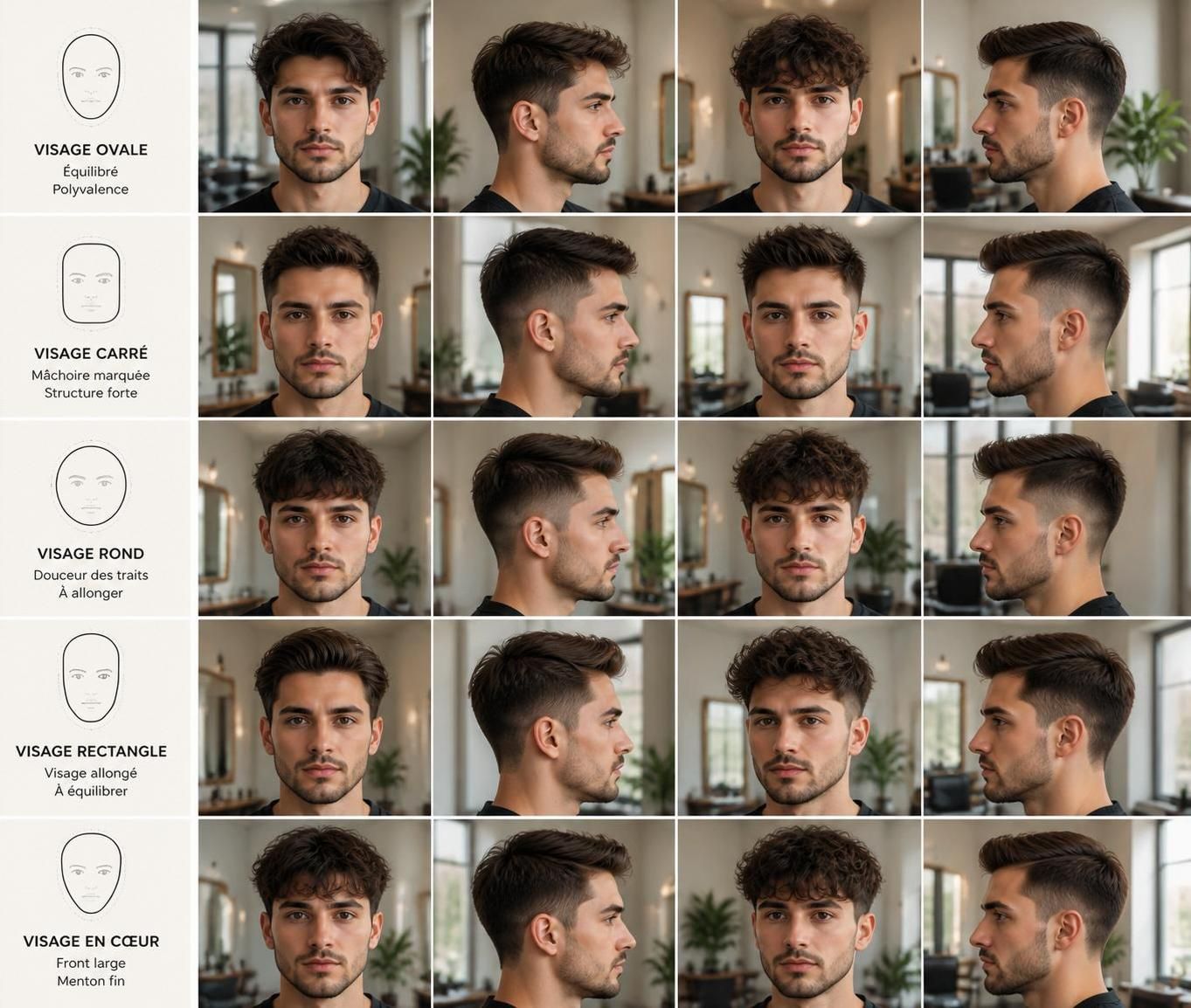 découvrez quel est le meilleur coupe de cheveux pour homme en fonction de la forme de votre visage. conseils personnalisés pour mettre en valeur votre style et votre personnalité.