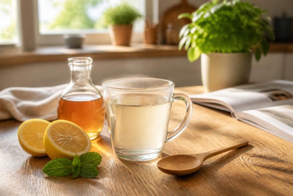 découvrez les bienfaits du mélange vinaigre de cidre et eau chaude le matin pour améliorer votre digestion et favoriser un bien-être intestinal au quotidien.