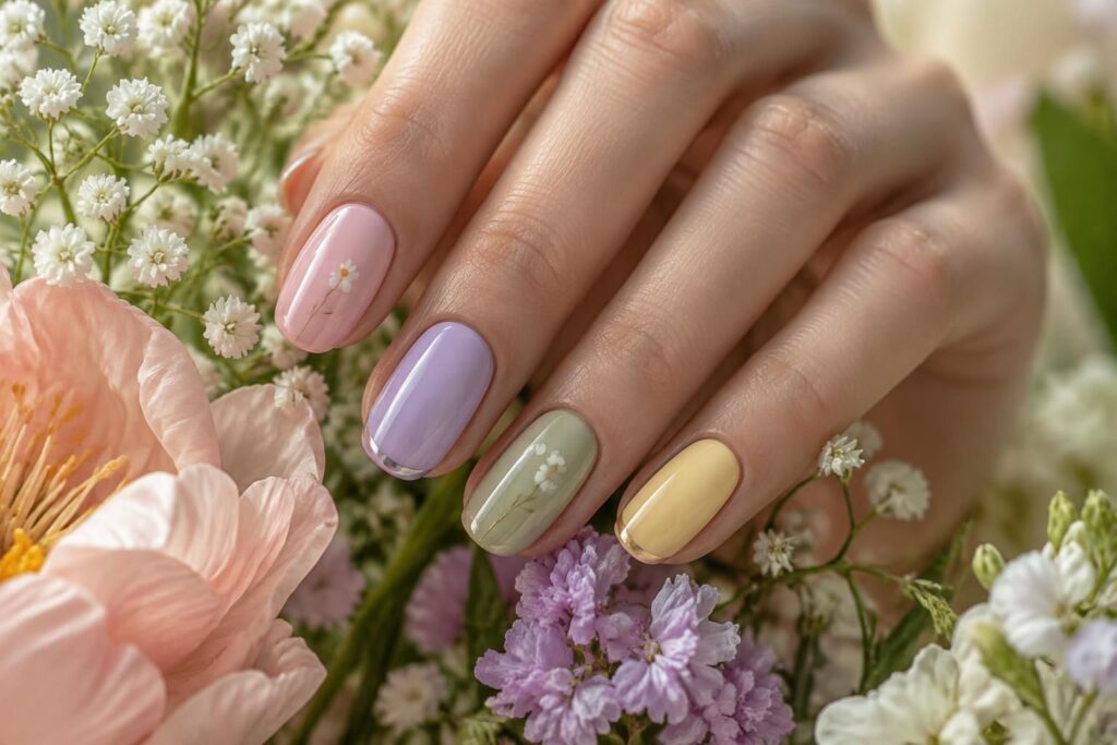 découvrez les couleurs pastel, motifs floraux et idées tendance pour une manucure printanière fraîche et élégante.