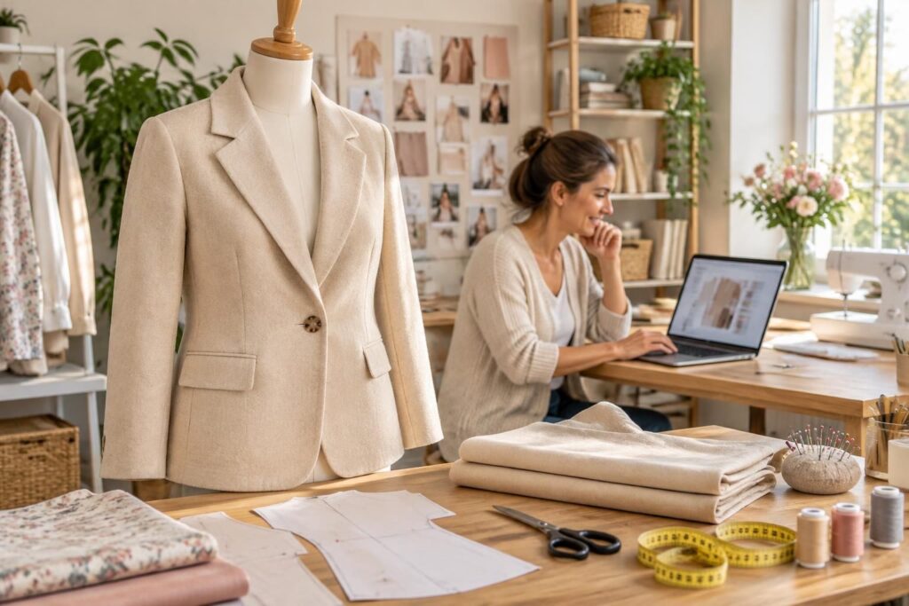 découvrez où télécharger gratuitement des patrons de vestes pour femme faciles à coudre, avec des modèles adaptés à tous les niveaux.