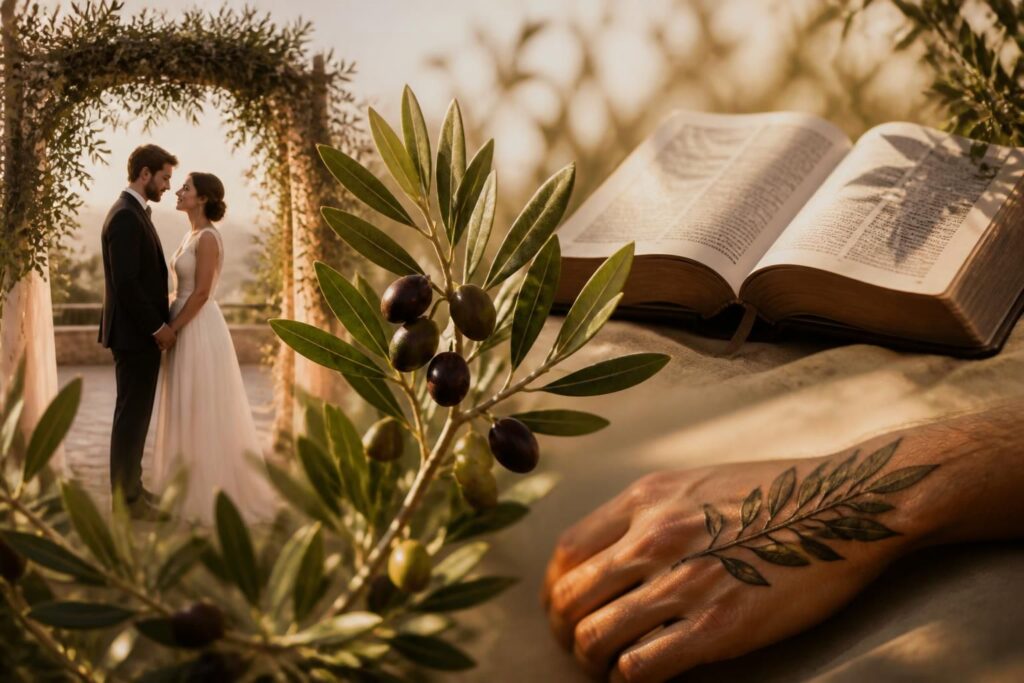 découvrez la signification du symbole de l'olivier dans le mariage, la bible et les tatouages, et son importance culturelle et spirituelle.
