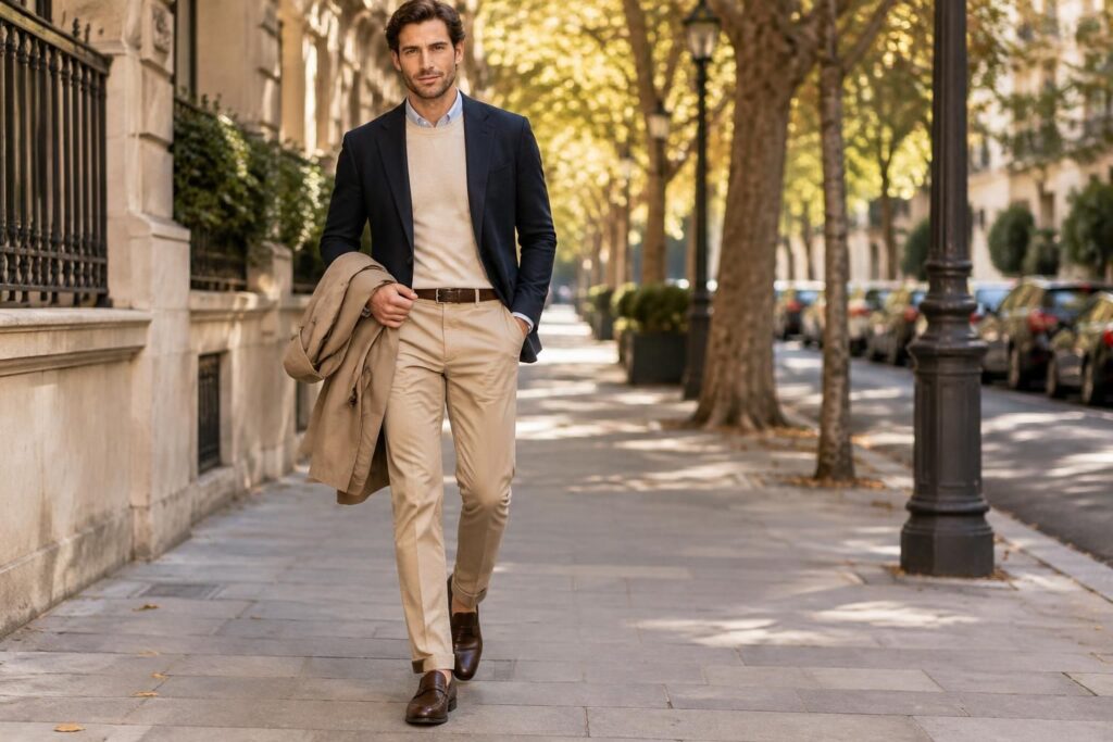 découvrez les astuces pour adopter un look masculin à la fois classe et décontracté, avec des tenues adaptées à toutes les saisons.